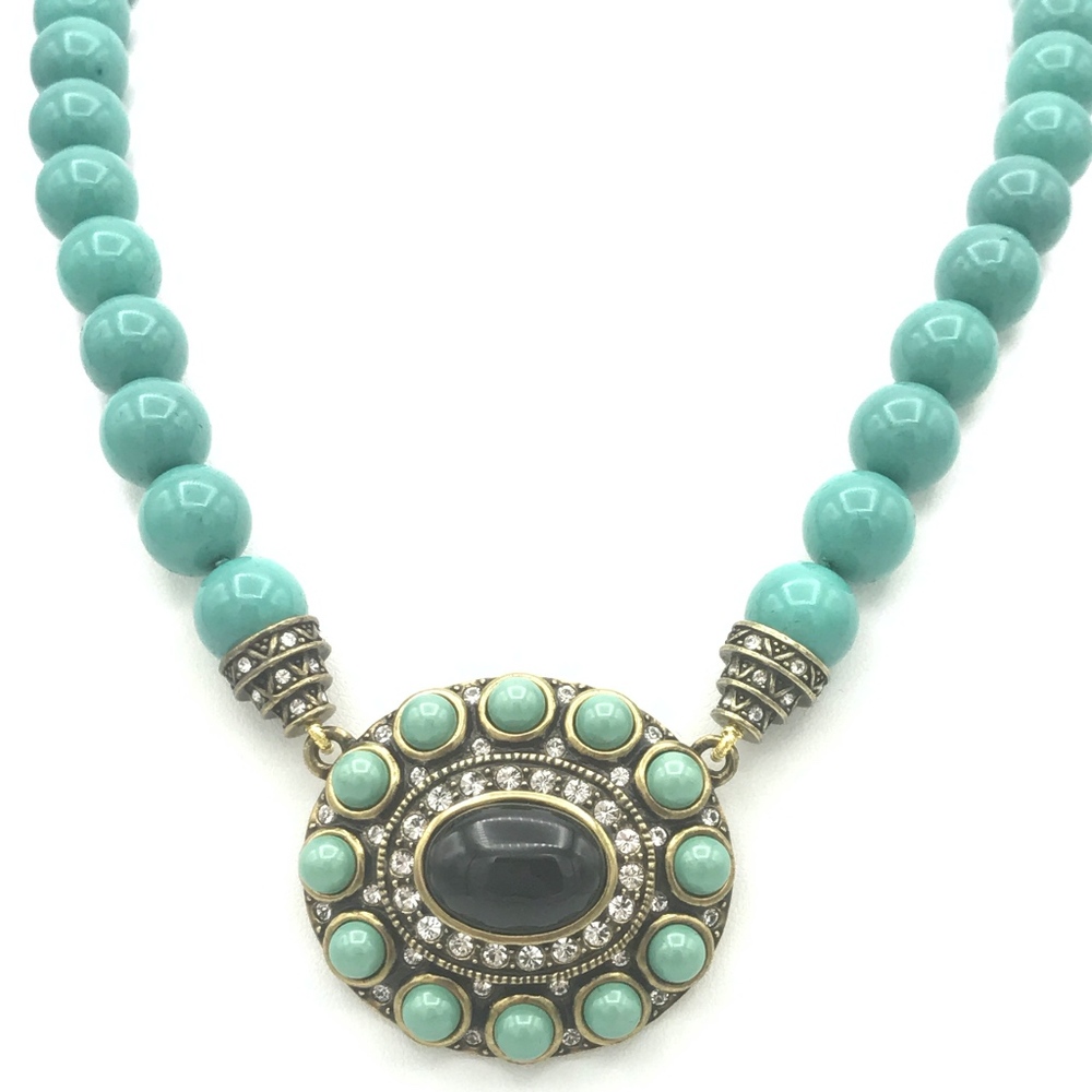 Heidi Daus-New Rhapsody in Hues Necklace-PRISTINE